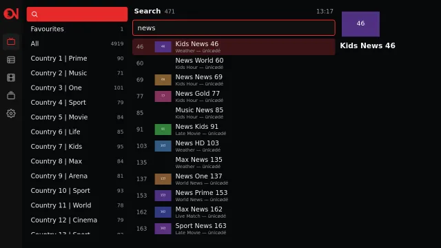 Ontv search results for "news".